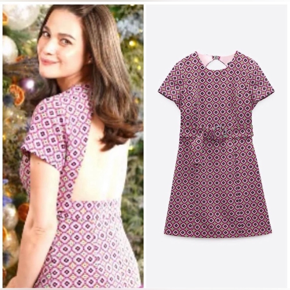 🎀 Zara Geometric Print Dress 🎀